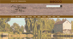 Desktop Screenshot of beckmanmill.org